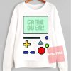 Game Over Game Boy Unisex Sweatshirt