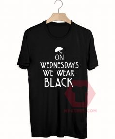 On Wednesdays We Wear Black Unisex T Shirt