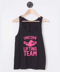 Unicorn Lifting Team Unisex Tank Top