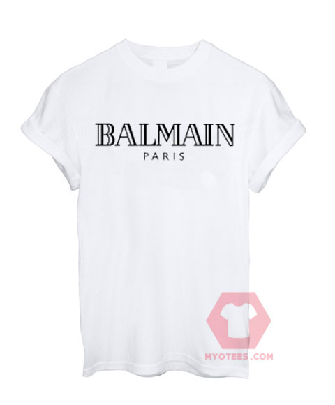 Balmain Paris White T shirt Unisex T Shirt | MY O TEES