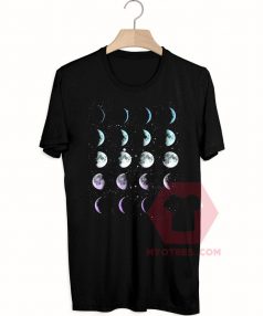 Best T shirt Moon Phases Unisex on Sale