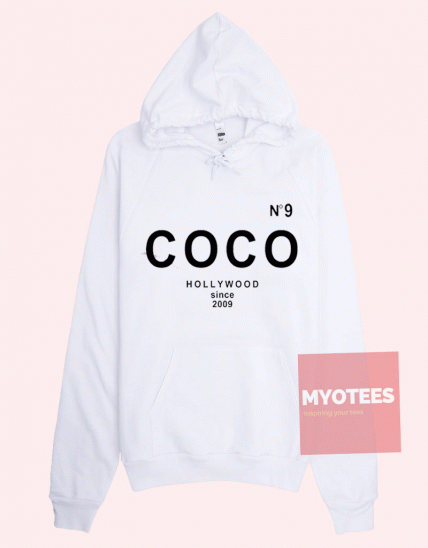 No 9 Coco Hollywood Unisex Adult Hoodie