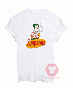 Simpson X Seinfeld White Unisex T Shirt