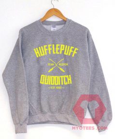 Cheap Sweatshirt Hufflepuff Quidditch Unisex on Sale