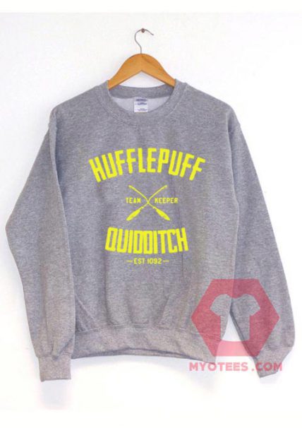 Cheap Sweatshirt Hufflepuff Quidditch Unisex on Sale