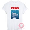 Best T shirt PAWS - Jaws Parody Unisex on Sale