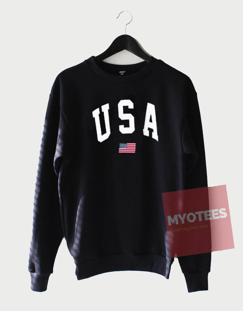 Cheap Sweatshirt USA Flag Jumper Unisex on Sale | MY O TEES
