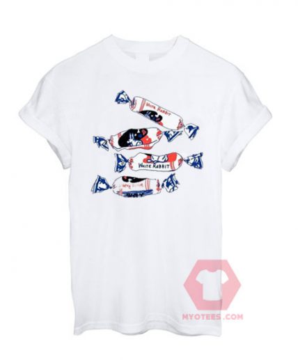 Best T shirt White rabbit candy T-shirt Unisex on Sale