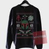 Cheap Sweatshirt Boba Feet christmas Unisex on Sale