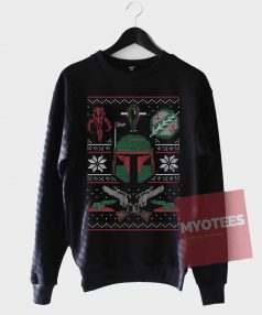 Cheap Sweatshirt Boba Feet christmas Unisex on Sale