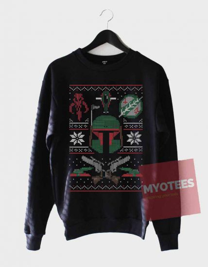 Cheap Sweatshirt Boba Feet christmas Unisex on Sale