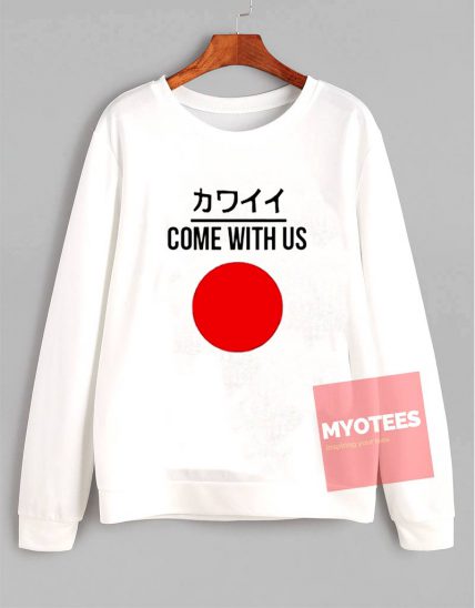 Cheap Sweatshirt Come With Us Japanese Unisex on Sale