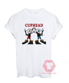 Custom Tees Cuphead Action Unisex on Sale