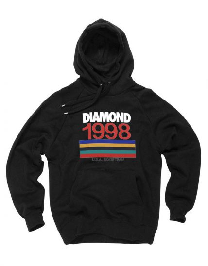 New Hoodie Diamond 1998 USA Skate Team Unisex on Sale