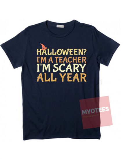 Custom Tees Halloween For Teacher Unisex on Sale