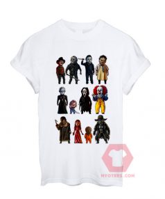 Custom Tees Icons Of Horror Unisex on Sale