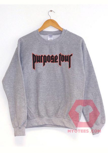 Cheap Sweatshirt Purpose Tour Unisex on Sale