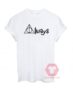 Custom Tees Always Deathly Hallows Harry Potter Unisex On Sale