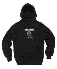 New Hoodie Broken Flower Unisex on Sale