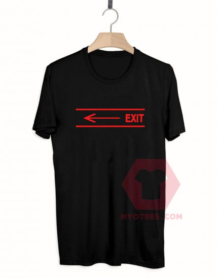 Custom Tees Exit Arrow Unisex On Sale