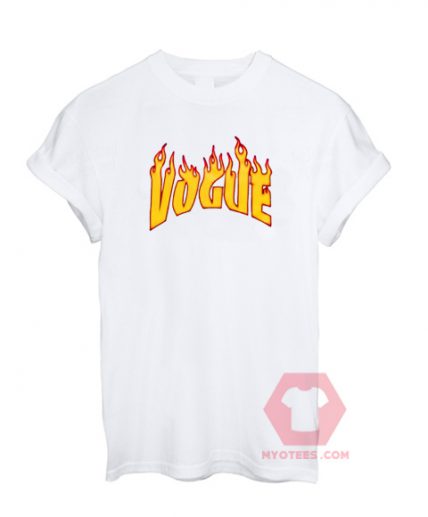 Custom Tees Flame Vogue Unisex On Sale