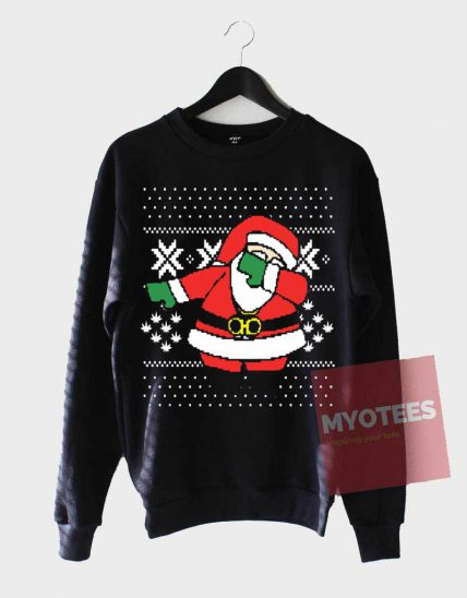 Funny Dabbin Santa Ugly Christmas Sweatshirts