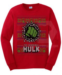 Funny The Incredible Hulk Ugly Christmas Sweatshirt