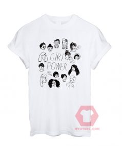 Custom Tees Girl Power Art Unisex On Sale