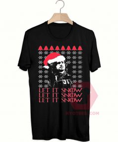 Custom Jon Snow Let it Snow Christmas T Shirt