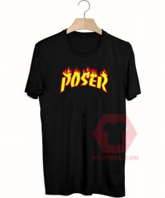 Custom Tees Poser Thrasher Parodi Unisex On Sale