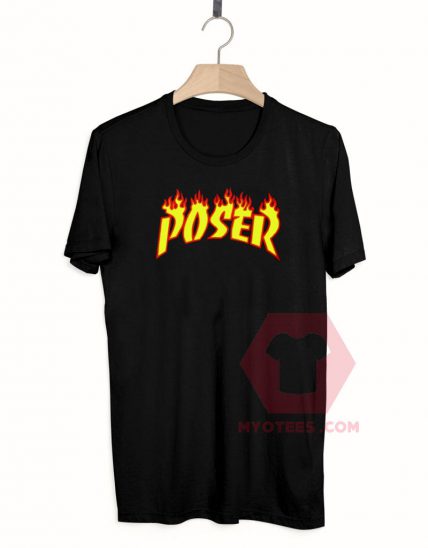 Custom Tees Poser Thrasher Parodi Unisex On Sale