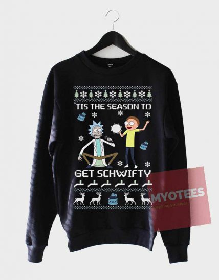 Funny Rick and Morty Ugly Christmas Sweatshirt