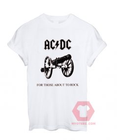 Custom Tees ACDC 1981 for Those About to Rock Unisex On Sale