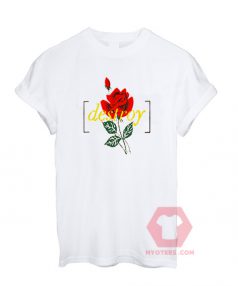 Custom Tees Destroy Red Rose Unisex On Sale