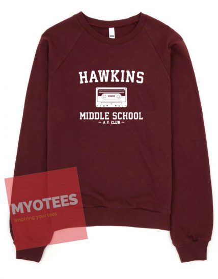 Funny Hawkins Middle School AV Club Unisex Sweatshirt