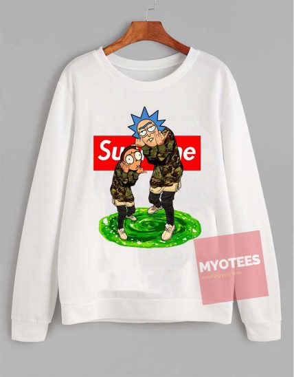 Funny Rick and Morty Supreme Unisex Sweatshirt