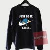 Cheap Custom Just Do It Snorlax Pokemon Unisex Sweatshirt