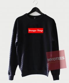 Cheap Custom Stranger Things Logo Unisex Sweatshirt