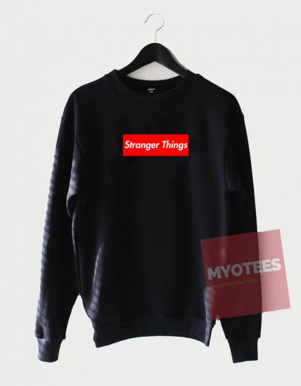 Cheap Custom Stranger Things Logo Unisex Sweatshirt