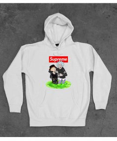 Cheap Custom Hoodie Supreme Style Rick And Morty On Sale