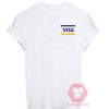 Cheap Custom Tees Visa Logo On Sale