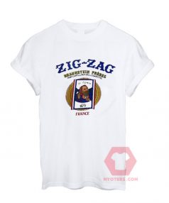 Custom Tees Zig Zag France Cigarettes Unisex On Sale