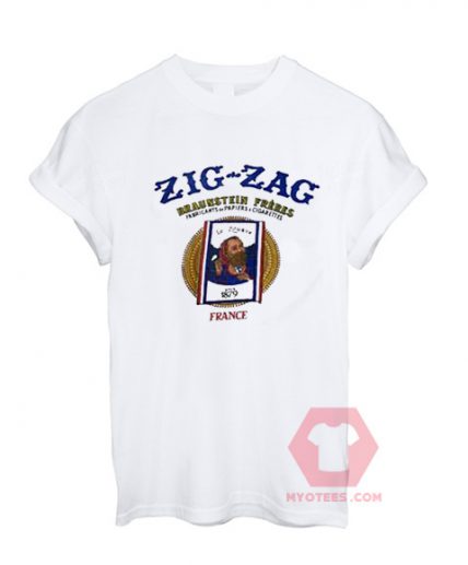 Custom Tees Zig Zag France Cigarettes Unisex On Sale