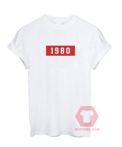 Cheap Custom Tees 1980 Year On Sale