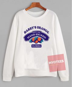 Cheap Custom Barry's Orange Florida Sweatshirt