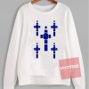 Cheap Custom Crucifix Sweatshirt