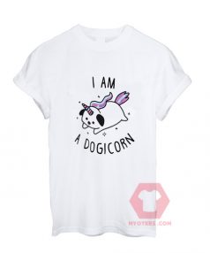 Cheap Custom Tees I am Dogicorn On Sale