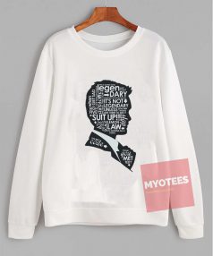 Cheap Custom Barney Typhography Sweatshirt