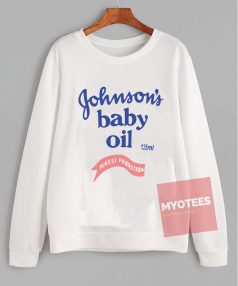 Cheap Custom Johnson Baby Oil Sweatshirt