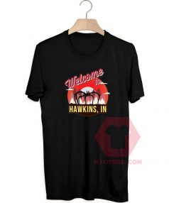 Cheap Custom Tees Welcome Hawkins On Sale